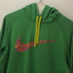 Green Nike sweatshirt